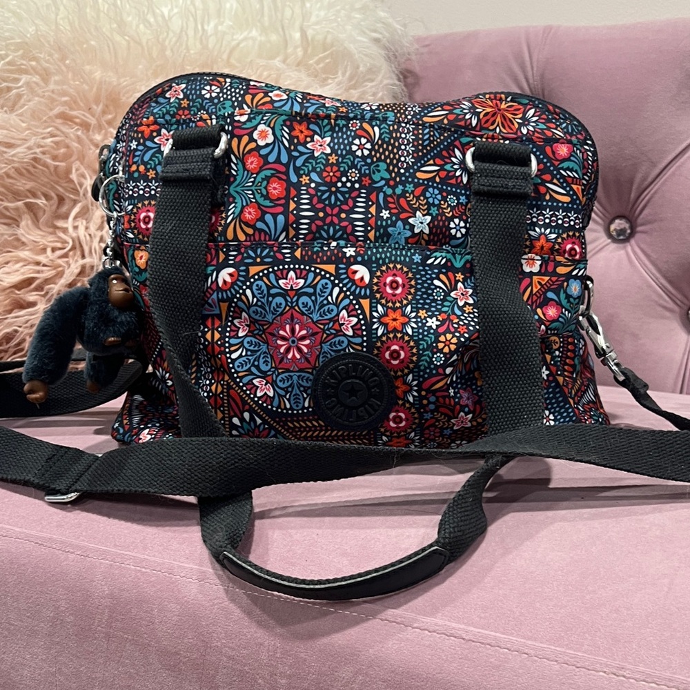 Kipling Multicolor Floral Travel Bag